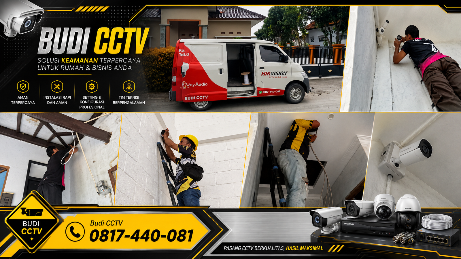 Pemasangan CCTV Hikvision di Batang, Solusi Keamanan Rumah