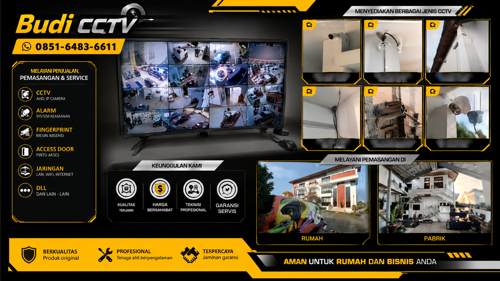 Instalasi CCTV Hikvision di Kantor PT TASPEN Pekalongan