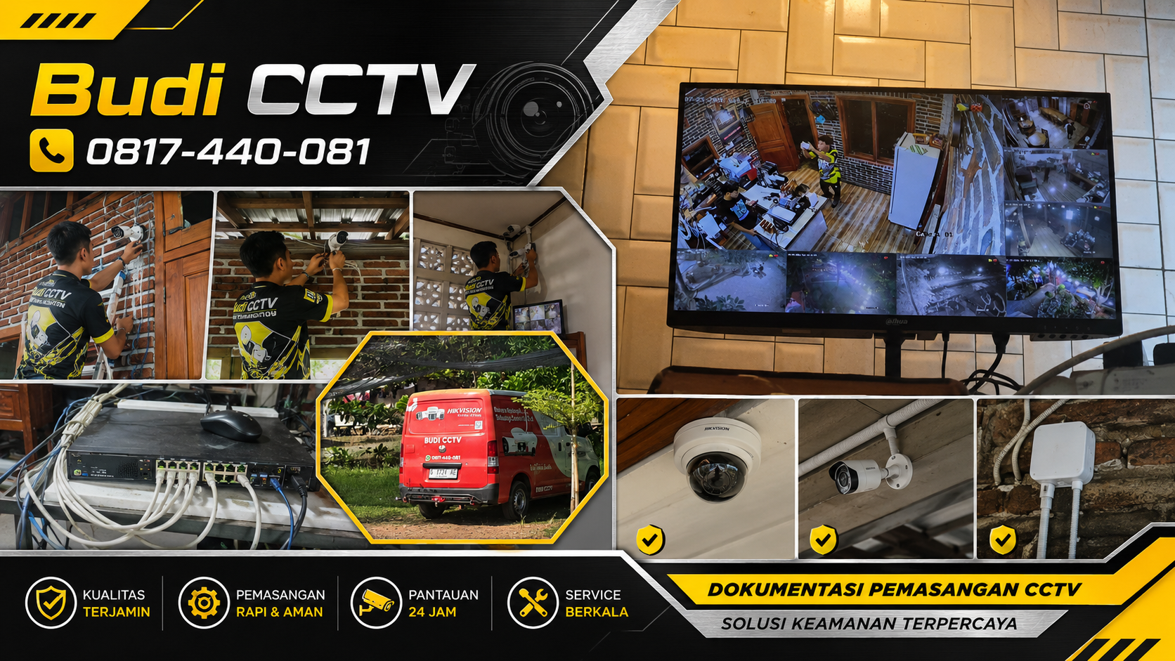 Instalasi CCTV Hikvision untuk Restoran di Batang